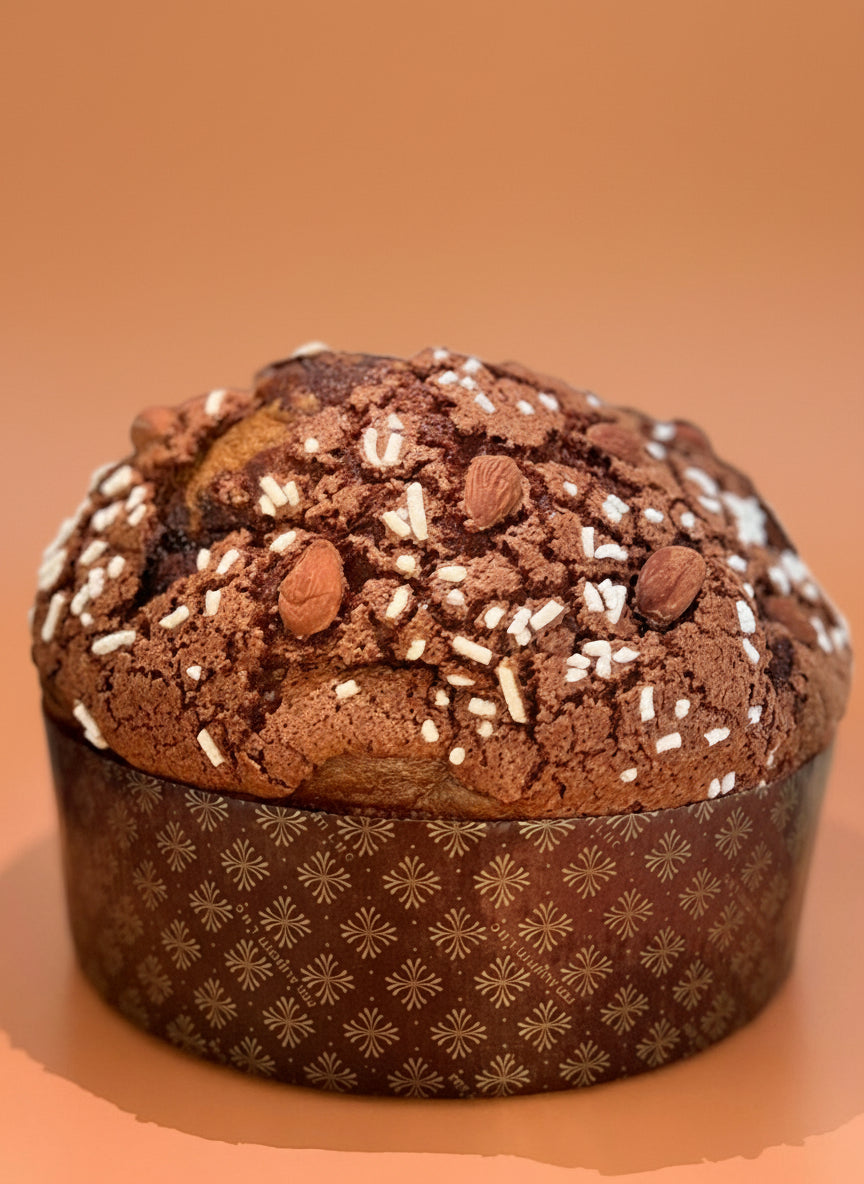 Panettone caffè e cioccolato al latte